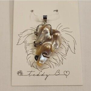 Natural Scrollwork Fresh Water Pearl Pendant